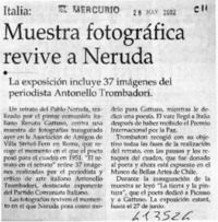 Muestra fotográfica revive a Neruda