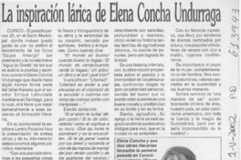 La inspiración lárica de Elena Concha Undurraga  [artículo]