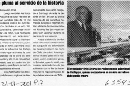 Oriel Alvarez, una pluma al servicio de la historia  [artículo]