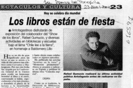 Los libros están de fiesta  [artículo]