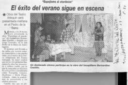 El éxito del verano sigue en escena  [artículo]