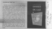 Universos de luz  [artículo]