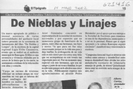 De nieblas y linajes  [artículo]