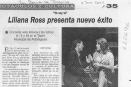 Liliana Ross presenta nuevo éxito Liliana Ross presenta nuevo éxito