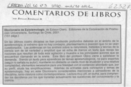 Diccionario de epistemología Diccionario de epistemología
