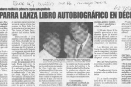 Lalo Parra lanza libro autobiográfico en décimas