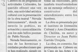 Neruda intensamente Neruda intensamente
