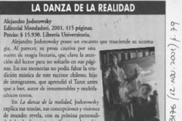 La danza de la realidad La danza de la realidad
