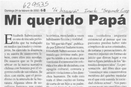 Mi querido papá  [artículo]