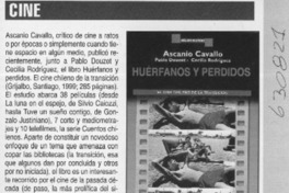 Huérfanos y perdidos  [artículo] Rodrigo Pinto