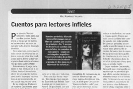 Cuentos para lectores infieles  [artículo] Mili Rodríguez Villouta
