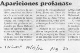 Apariciones profanas Apariciones profanas