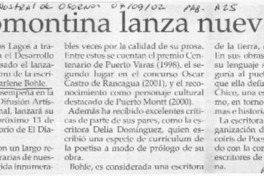 Puertomontina lanza nuevo libro  [artículo]
