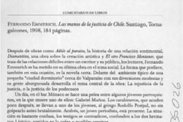 Las manos de la justicia de Chile Las manos de la justicia de Chile