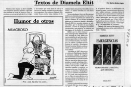Textos de Diamela Eltit <artículo> Marino Muñoz Lagos Textos de Diamela Eltit <artículo> Marino Muñoz Lagos