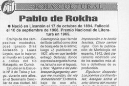 Pablo de Rokha  [artículo]