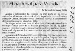 El nacional para Volodia El nacional para Volodia