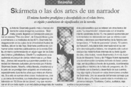 Skármeta o las dos artes de un narrador  [artículo] Jaime Concha