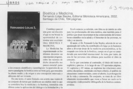 Bioética y medicina Bioética y medicina