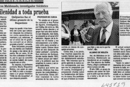 Chilenidad a toda prueba  [artículo]