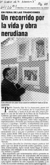 Un recorrido por la vida y obra nerudiana  [artículo]