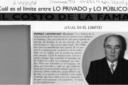 El costo de la fama  [artículo]