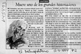 Muere uno de los grandes historiadores Muere uno de los grandes historiadores
