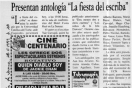Presentan antología "La fiesta del escriba"