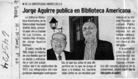 Jorge Aguire publica en Biblioteca Americana  [artículo]