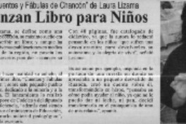 Lanzan libro para niños  [artículo]