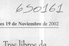Tres libros de Isabel Allende viajan al cine  [artículo]