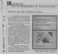 Manual de ejercicios  [artículo]