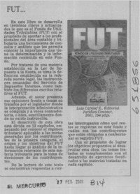 FUT  [artículo]