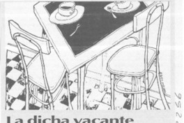 La dicha vacante  [artículo] Jaime Valdivieso B.