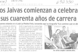 Los Jaivas comienzan a celebrar sus cuarenta años de carrera  [artículo]
