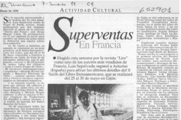 Superventas en Francia  [artículo] Carolina Andonie Dracos