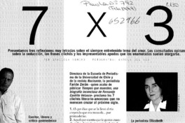7 x 3  [artículo] Graciela Romero
