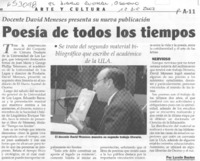 Poesía de todos los tiempos  [artículo] Loreto Bustos