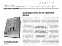 Macroeconomía en la economía global  [artículo]