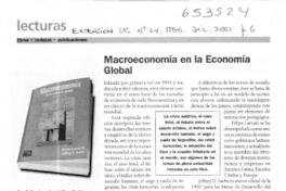 Macroeconomía en la economía global  [artículo]