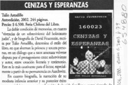 Cenizas y esperanzas  [artículo] Floridor Pérez