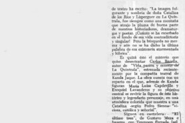 La Quintrala.  [artículo]