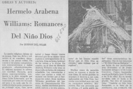Hermelo Arabena Williams: Romances del niño Dios Hermelo Arabena Williams: Romances del niño Dios