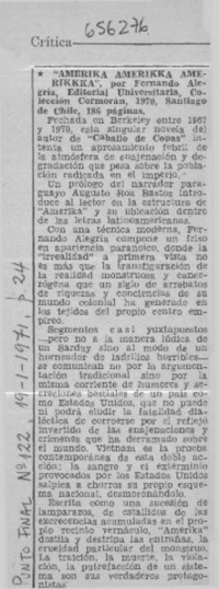 Amerika, Amerikka, Amerikkka  [artículo]