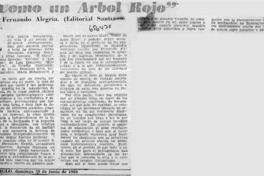 Como un árbol rojo Como un árbol rojo