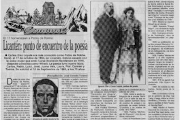 Licantén: punto de encuentro de la poesía Licantén: punto de encuentro de la poesía