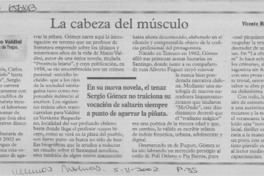 La cabeza del músculo  [artículo] Vicente Montañés.