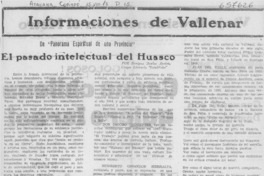 El pasado intelectual del Huasco El pasado intelectual del Huasco
