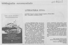 Literatura viva Literatura viva