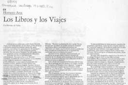 Los libros y los viajes Los libros y los viajes